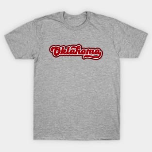 Retro Oklahoma Script T-Shirt